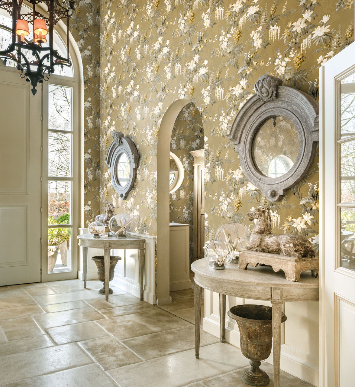 Панно Loymina Equator Kalimantan QTR10 004 3×1 фото в интерьере